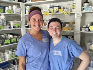 Students had the opportunity to help run a pharmacy in Haiti, which provided firsthand experience in dealing with patient contact.
